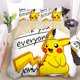 thumbnail image 1 of Cartoon Pikachu Peripheral Home Decor 3D Print Anime Figure Warm Textile Cover Bedclothes Set Bed Sheets, 1 of 5
