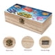thumbnail image 3 of Super Wings Caja Organizadora de Madera Rústica - Caja Decorativa Multifuncional para Escritorio, Hogar, Oficina, Joyas y Manualidades, 3 of 6