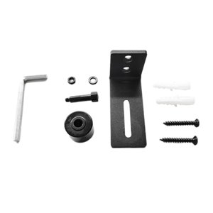 Bothyi - Guía De Piso Ajustable Montaje En Pared Estancia Inferior Herrajes Para Puertas Corredizas De Granero