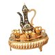 thumbnail image 5 of Juego De Té De Lujo, 6 Tazas, Juego De Servicio De Té Para Mesa De Comedor, Decoración Navide?a, Negro Y Dorado, 5 of 5