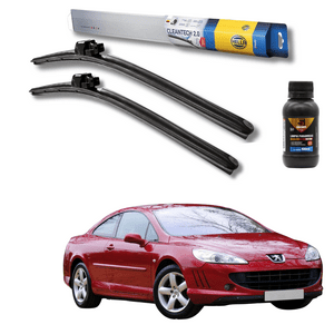 Plumillas Hella Cleantech Para Peugeot 407 Coupé 2006-2009