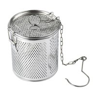 Magideal - Colador De Especias Y Condimentos, Colador De Té De Acero Inoxidable, Práctico Colador De Sopa, Cesta De Separación De Condimentos, Infusor De Té Para 14 Cm X 16 Cm