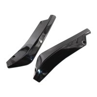 Ioensy - 1 Par Universal Parachoques Trasero Labio Splitter Winglets Splitter Aletas Suvs Camiones