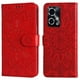 thumbnail image 4 of Funda tipo cartera FOXDOCK para Honor 90 GT , diseño girasol en relieve, cuero PU, cierre magnético, soporte y tarjetero, 4 of 5