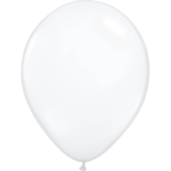 Globos de látex Qualatex 11 Diamond Clear (100 quilates)