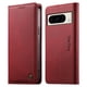 thumbnail image 1 of Funda Billetera de Cuero para [Google Pixel 8 Pro], Bloqueo RFID, Tarjetas y Soporte Rojo, 1 of 5