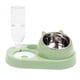 thumbnail image 2 of Comedero Para Perros Cuencos Dobles Acero Inoxidable Cachorro Mascota Gato Cuencos Comida Agua Verde, 2 of 5