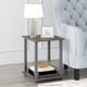 thumbnail image 2 of Mesa auxiliar Furinno Simplistic, juego de 2 unidades, roble francés, gris y gris, 2 of 9