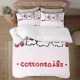 thumbnail image 1 of Cheery Chums 3-Piece Bedding Set For Kids Boys Girls Adult Cartoon Warm Cute Fashion Holiday Present Gift Bed Sheets, 1 of 5
