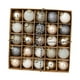 thumbnail image 2 of 24 Bolas De Cristal Navideñas, Colgantes Pequeños De Navidad Para Celebraciones Festivas En El Hogar, Color Gris, 2 of 3