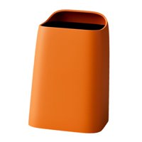 Bothyi - Papelera Papelera Rectangular De 10 L Para Oficina, Inodoro, Baño, Color Naranja