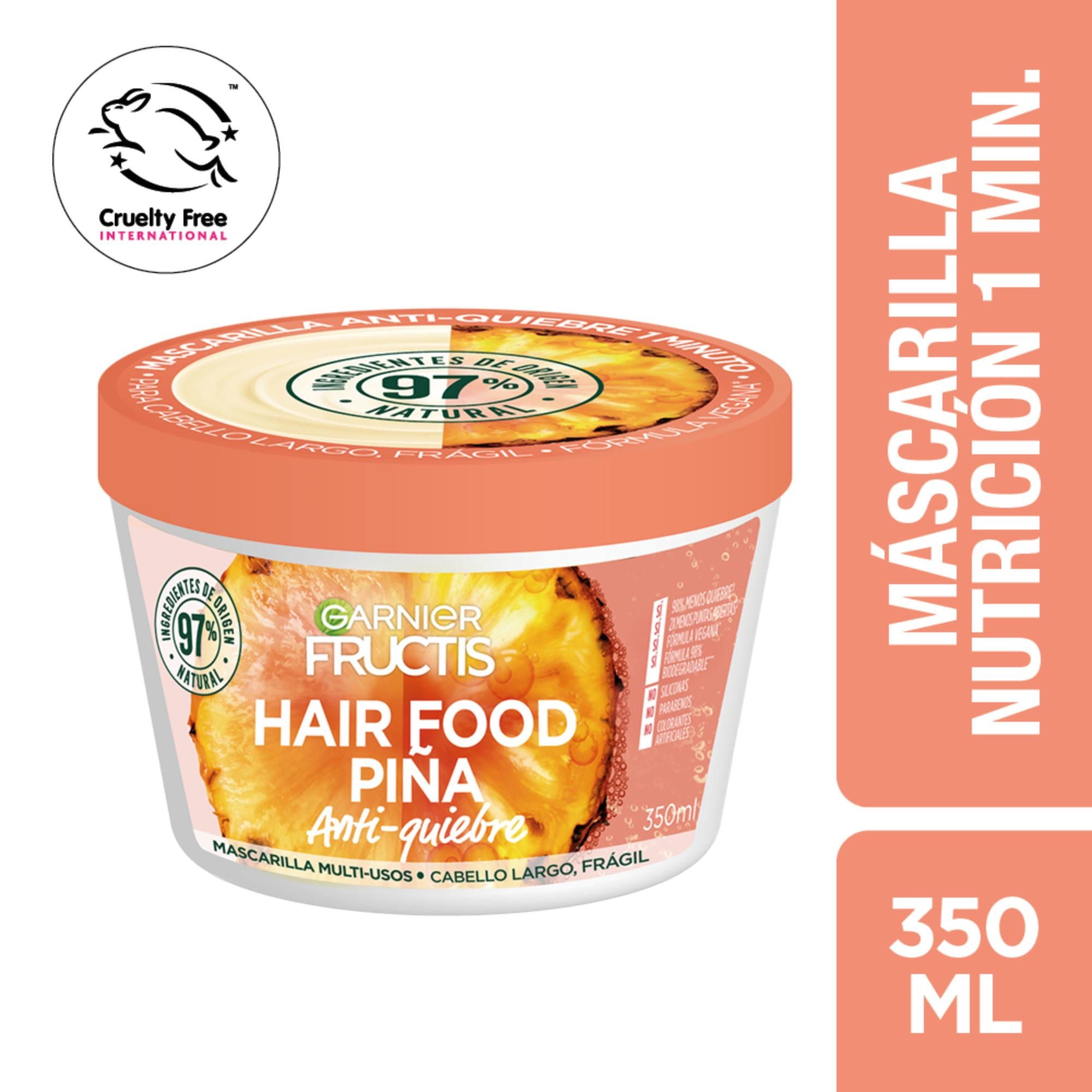 Mascarilla Fructis Hair Food Piña 350 ml Garnier