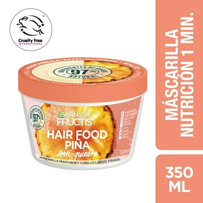 Mascarilla Fructis Hair Food Piña 350 Ml Garnier
