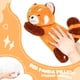 thumbnail image 4 of Almohada de peluche Riuhot con forma de panda rojo, 35 cm, 4 of 7