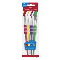 Faber Castell - Pinceles Grip Soft Touch Faber-Castell X4 Uds.