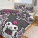 thumbnail image 1 of Kuromi Print Bedding Set Pattern Duvet Cove Set 3 Pieces 1 Quilt Cover And 2 Pillowcases for Women Men Teens, 1 of 5