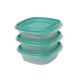 thumbnail image 3 of Set De Contenedor 670ML Cuadrado Plástico 3 Piezas, color surtido, 3 of 5