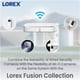 thumbnail image 3 of Sistema NVR de 2 TB con capacidad de cámara Lorex 4K 16 (8 con cable/8 Fusion WiFi): capacidad de co, 3 of 8