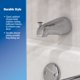 thumbnail image 5 of Grifo universal para bañera Plumb Pak con desviador, cromo, 5 of 7