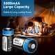 thumbnail image 2 of Batería AHJ CR123A de litio de 3 V, 1600 mAh, paquete de 16, 2 of 8