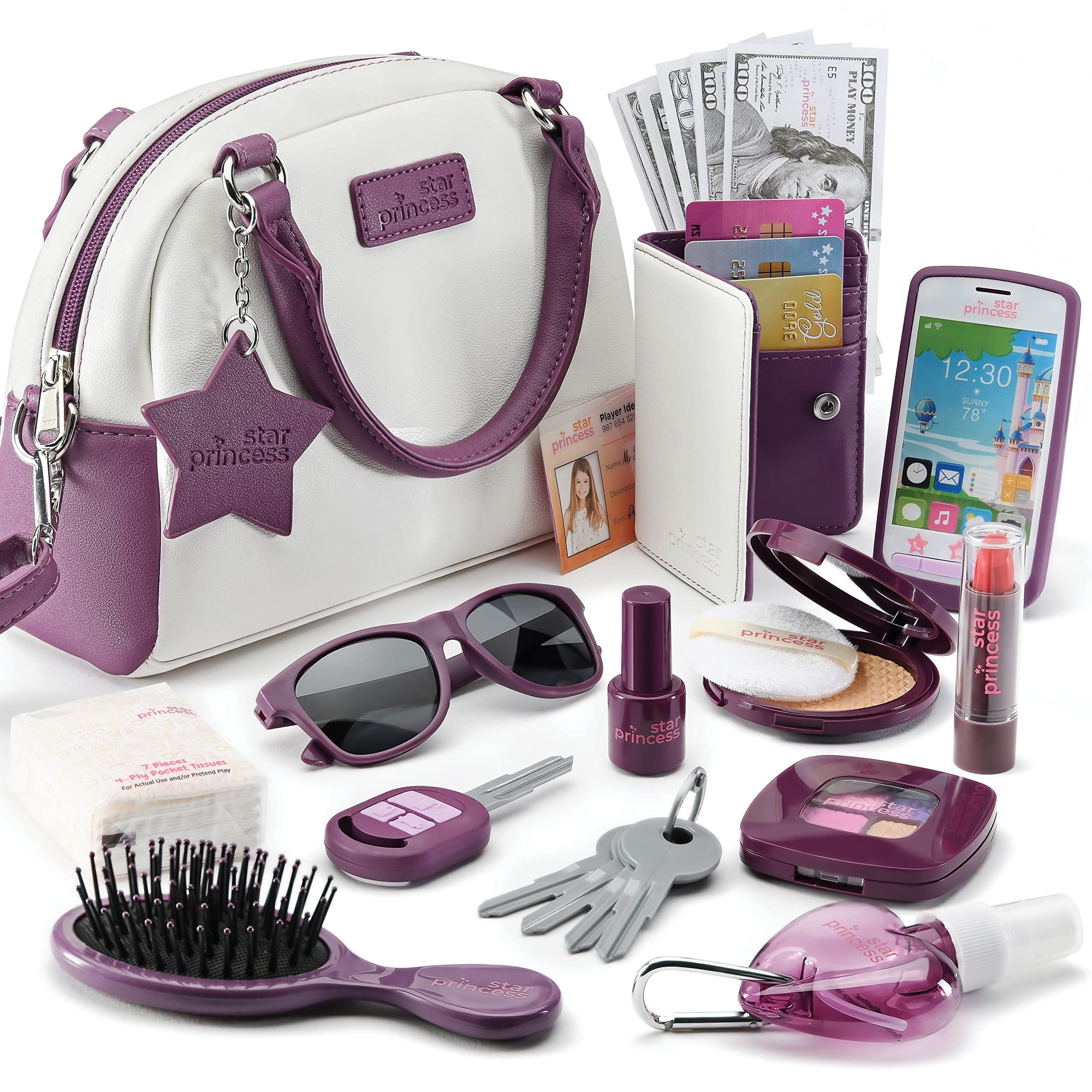 Set De Monederos Star Princess My First Purse Con Accesorios Para Niñas A Partir De 3 Años