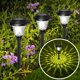 thumbnail image 1 of Luces solares para senderos BEAU JARDIN pack de 8, cambio de color, impermeables, 1 of 6
