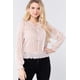 thumbnail image 1 of Top Largo Tejido con Estampado Floral y Lazo, 1 of 5