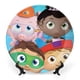 thumbnail image 1 of Super Why Plato decorativo de porcelana fina (bone china), plato decorativo de cerámica para hogar, oficina, soporte de pared, platos decorativos para dormitorio - 6 pulgadas (15 cm), 1 of 6