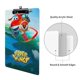 thumbnail image 3 of Super Wings Portapapeles de acrílico A4, tamaño carta estándar, carpeta con clip 31.8x 21.5CM para estudiantes, profesores y oficina, 3 of 6