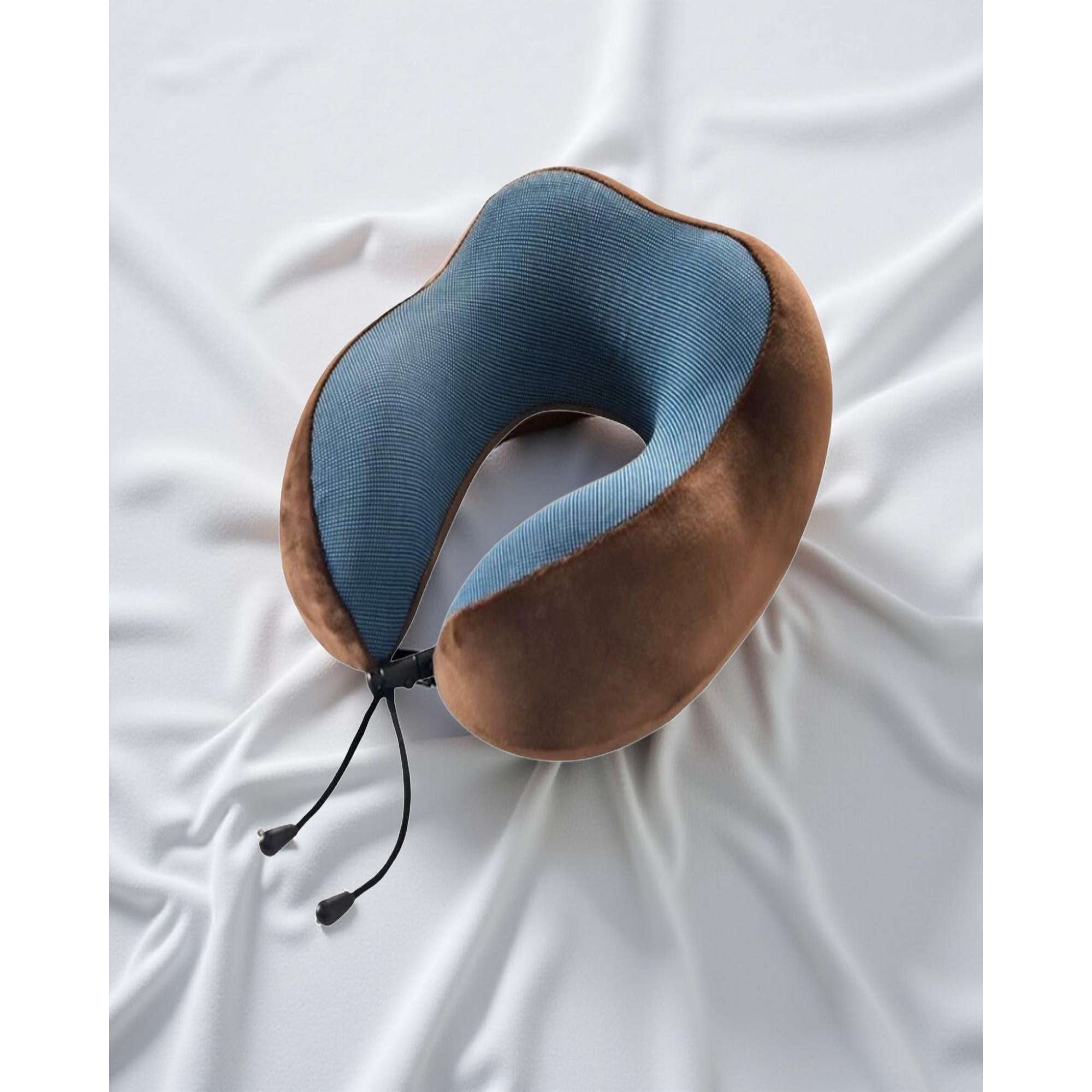 Imac Hogar - Almohada De Viaje Cervical Ergonómica Con Tela Magnética