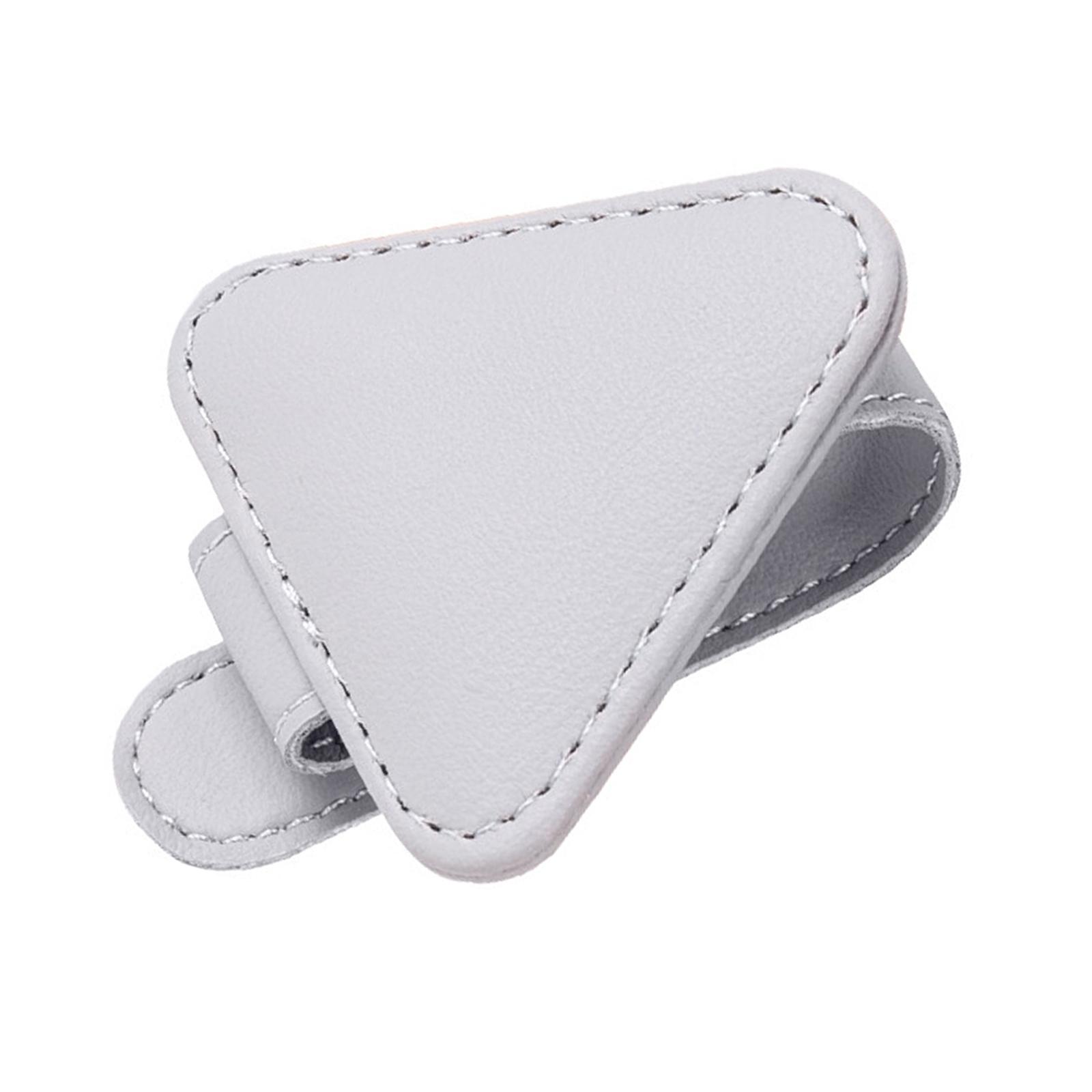 Magideal - Clip Magnético Para Visera De Coche, Resistente A Arañazos, Para Gafas De Sol, Interior Del Coche Gris