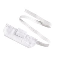 Magideal - Cinturón Para Tubo De Diálisis Peritoneal Ajustable, Transpirable, Elástico Y Suave. Blanco