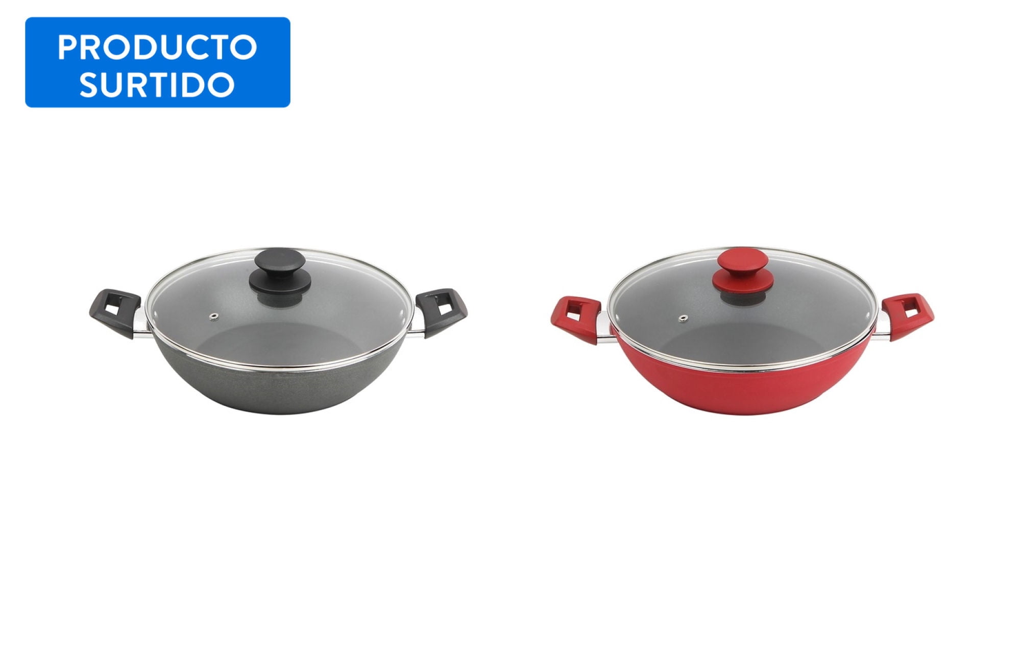 Olla Arrocera Aluminio Forjado Antiadherente 28 cm 2 piezas