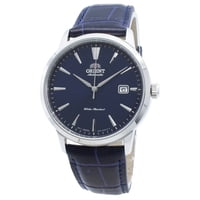 Orient - Reloj Para Hombres 41.6Mm Con Banda De Cuero Azul