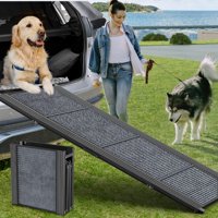 Herccreta Wigge - Peluca Para Coche Dog Ramp Herccreta, Plegable Y Portátil, 63 X 43 Cm