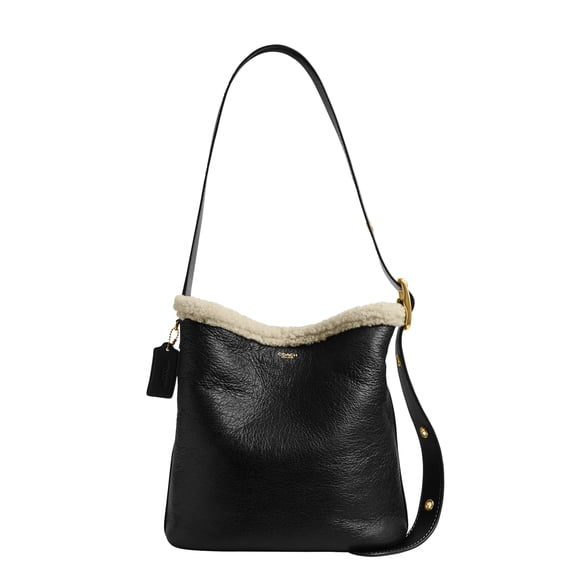 Bolso Coach Bleeker tipo cubo B4 negro 29 cm