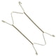 thumbnail image 5 of 12 "Invisible Wall Hanging Plate Hook Hanger Dish Display Holder En Forma De W, 5 of 5