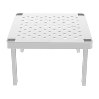 Ou - Organizador De Estante Cuadrado Level Blanco