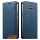 thumbnail image 1 of Funda Tipo Cartera de Cuero Sintético para Samsung Galaxy S10 E Bloqueo RFID, con Ranuras para Tarjetas y Bolsillo para Efectivo, Cierre Magnético Fuerte Azul, 1 of 6