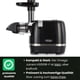 thumbnail image 2 of Extractor De Masticación Lenta Juicer H3000r 150 W Color Negro, 2 of 5
