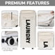 thumbnail image 4 of Cesto de ropa Goodpick de 75 litros con ruedas y bolsa de lavado extraíble, 4 of 8