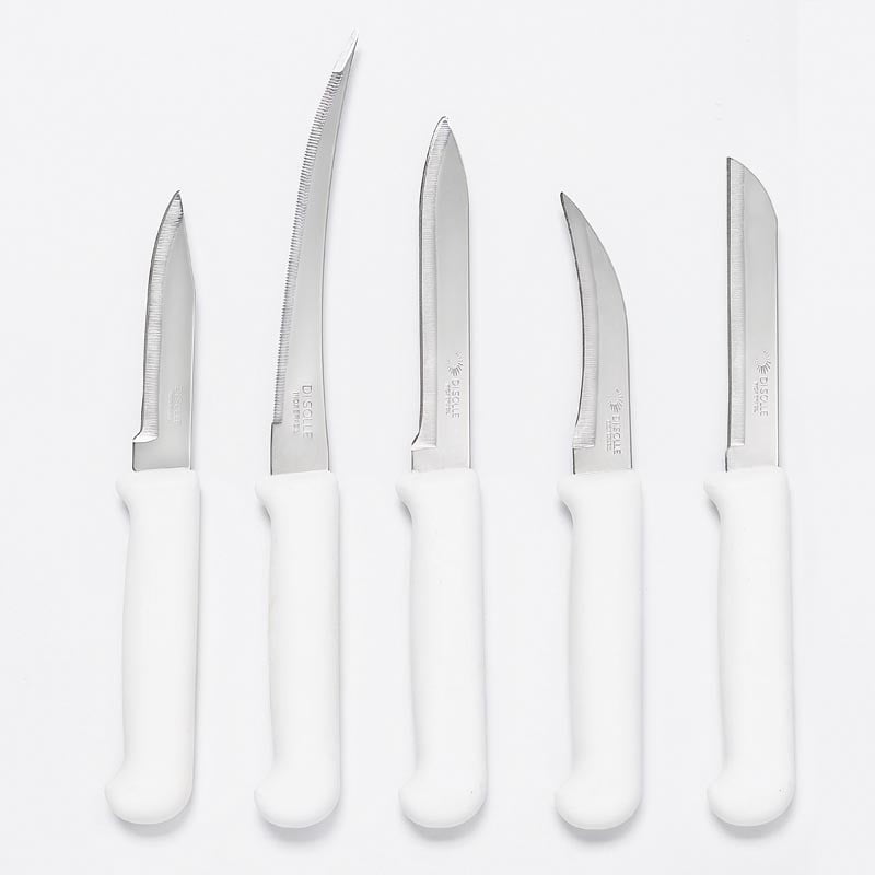 Di Solle - Kit De 5 Cuchillos De Legumbres Blanco