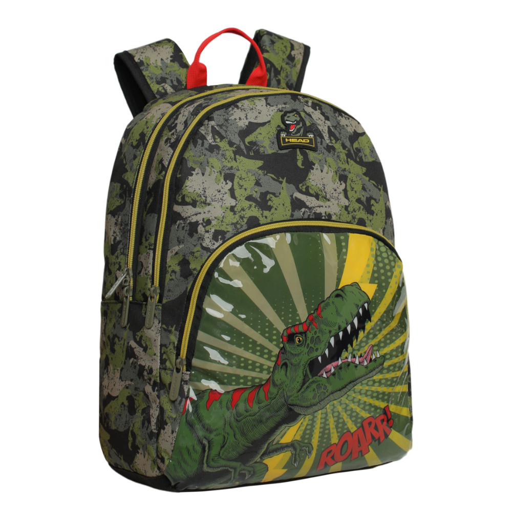 Mochila Infantil Niño Balloon T-Rex Comic Verde Head
