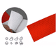 thumbnail image 3 of Cinta Reflectante Bicolor Cinta Rojo Blanco 50mm X 5m, 3 of 7