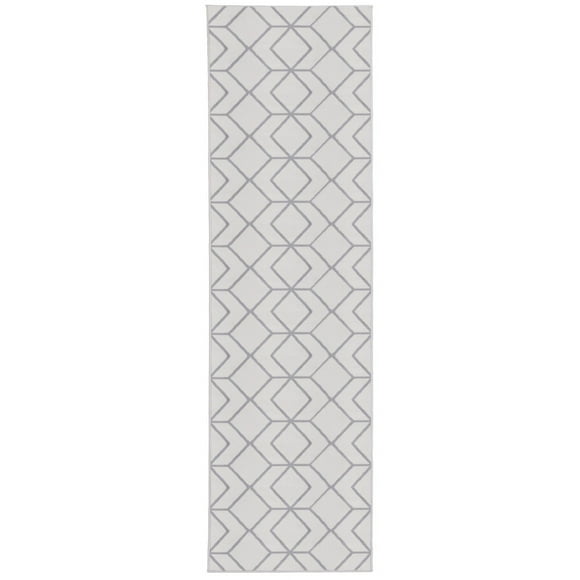Alfombra Pasillo Kashan King Blanca 66 x 430 cm