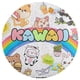 thumbnail image 3 of Kawaii / Kawaii: Lindo Alfombra Redonda de Felpa Coral, Antideslizante, No Desprende Pelusas, Lavable y Duradera para Salón, Dormitorio y Habitación de Niños 60cm, 3 of 6