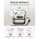 thumbnail image 2 of Funda ESR AirPods 4 2024 USB-C MagSafe Lock Titanium, 2 of 9