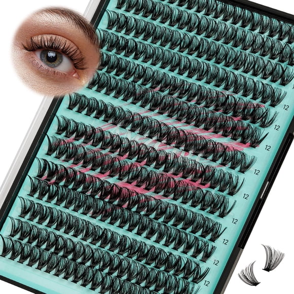 Racimos de Pestañas AMZGIRL LASH 40D 12 mm Estilo Alado