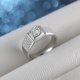 thumbnail image 4 of 1-2Uds Moissanite Alianzas de Boda para Hombre Corte Redondo Color D VVS1 Plata de Ley Anillos de Compromiso Diamond Rings Moissanite con Certificado, 4 of 8