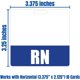 thumbnail image 3 of RN Badge Buddy azul horizontal de alta resistencia para residentes, 3 of 3